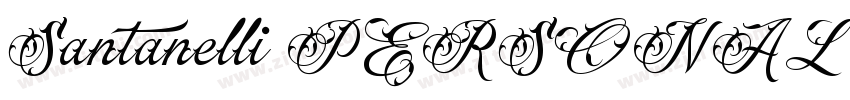 Santanelli PERSONAL USE ONLY字体转换